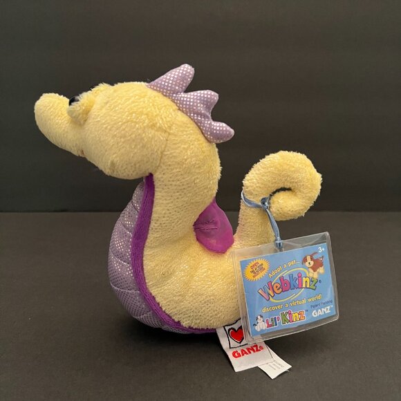 Webkinz Lot of 4 Pig, Black Bear, Seahorse, Basset Hound Lil' Kinz - Picture 10 of 16